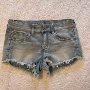 American Eagle super stretch denim shorts